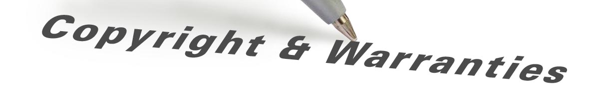 Copyright and Warranty