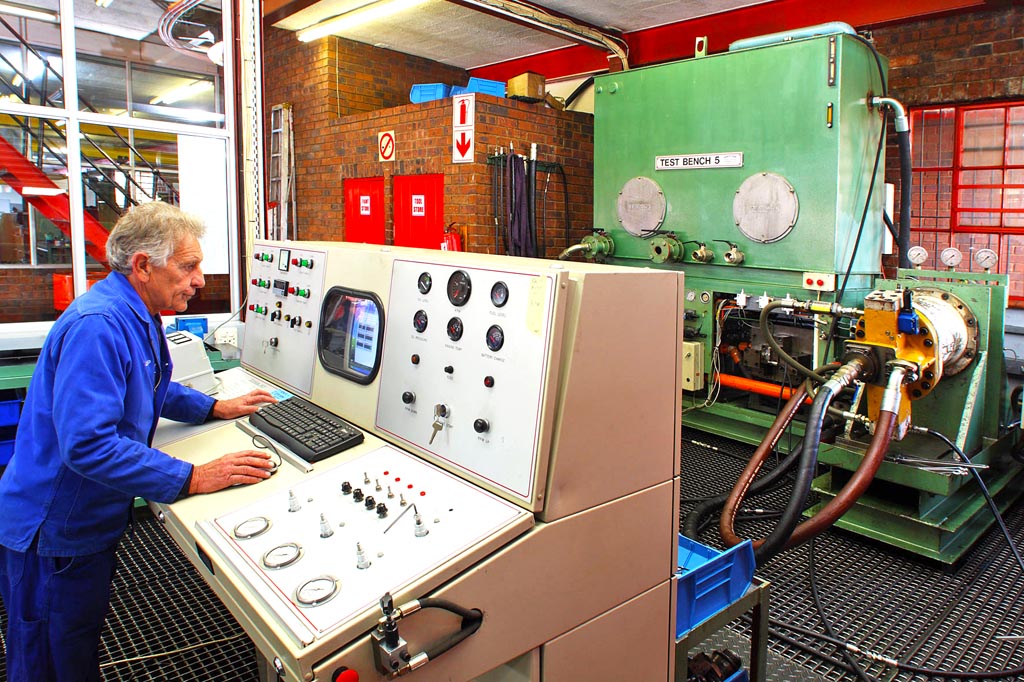 DOSCO hydraulic pump test bench